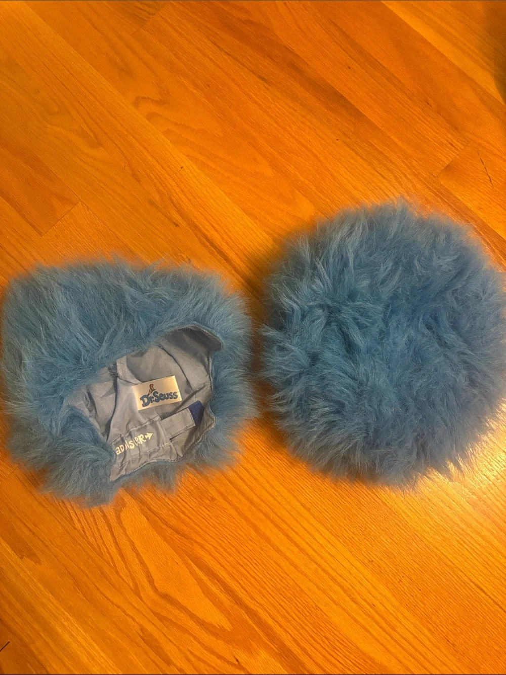 Dr. Seuss Blue Fuzzy Wigs (2)